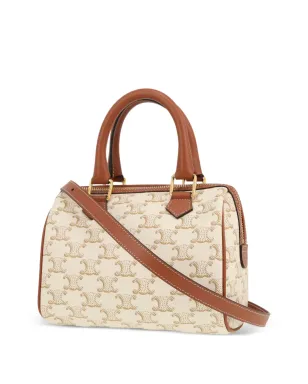 Celine ヴィンテージ 2020s ボストン Triomphe トートバッグ - Neutrals - サムネイル5