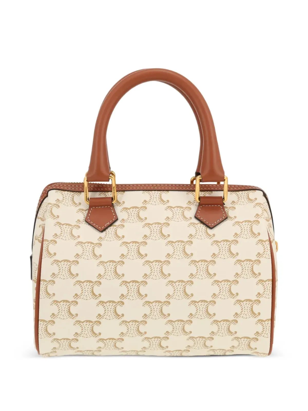 Celine ヴィンテージ 2020s ボストン Triomphe トートバッグ - Neutrals - 画像2