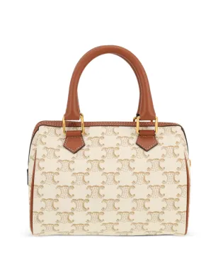 Celine ヴィンテージ 2020s ボストン Triomphe トートバッグ - Neutrals - サムネイル2
