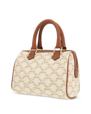 Celine ヴィンテージ 2020s ボストン Triomphe トートバッグ - Neutrals - サムネイル4