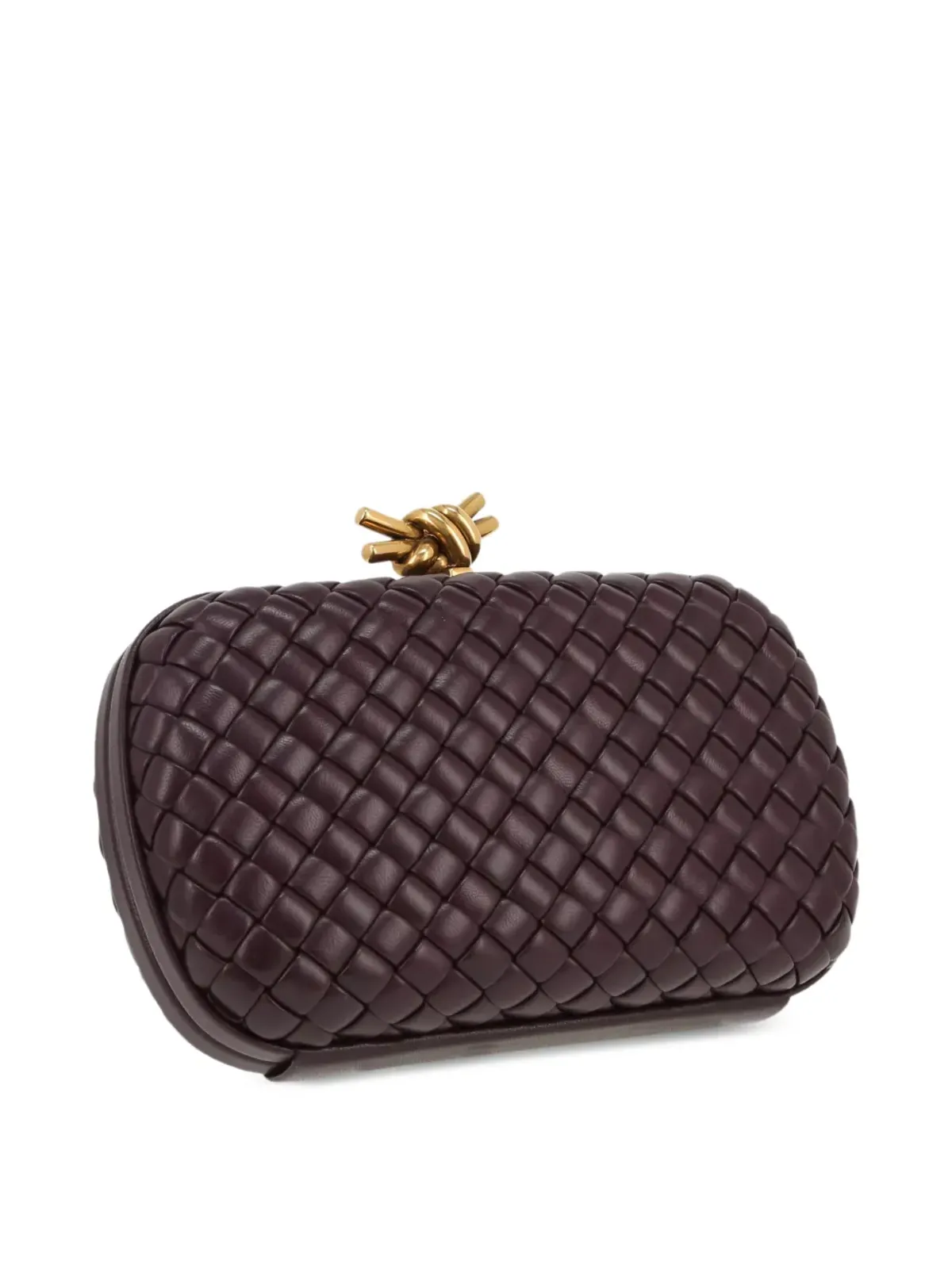Bottega Veneta Pre-Owned ノットポーチバッグ - パープル - 画像3