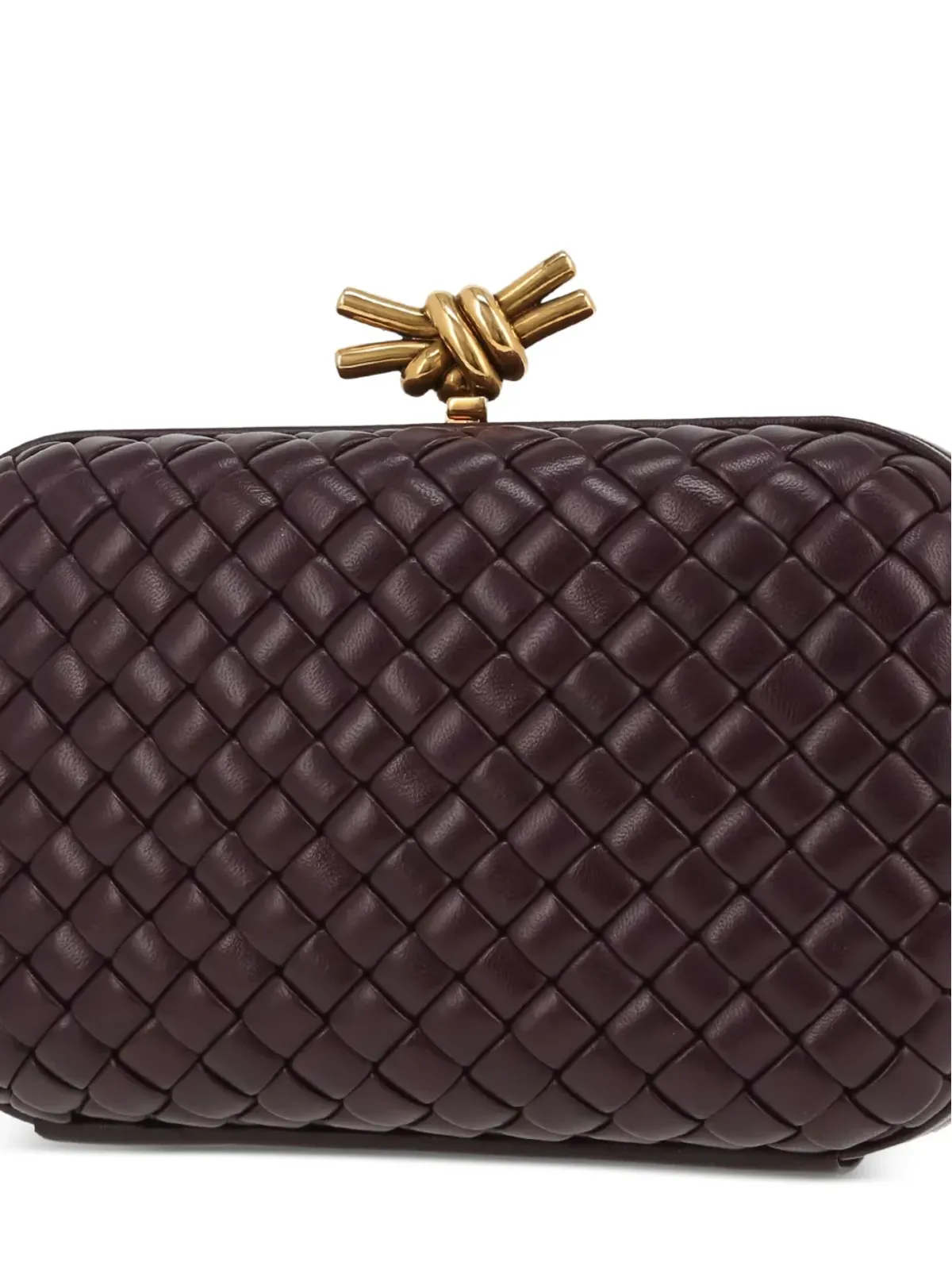 Bottega Veneta Pre-Owned ノットポーチバッグ - パープル - 画像4