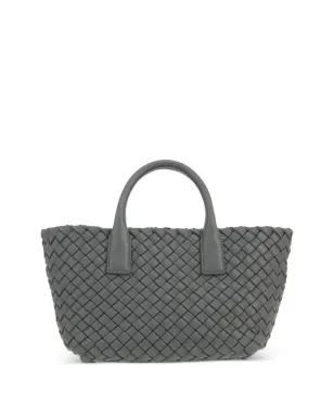 Bottega Veneta Pre-Owned Cabatイントレチャート トートバッグ - グレー - サムネイル2