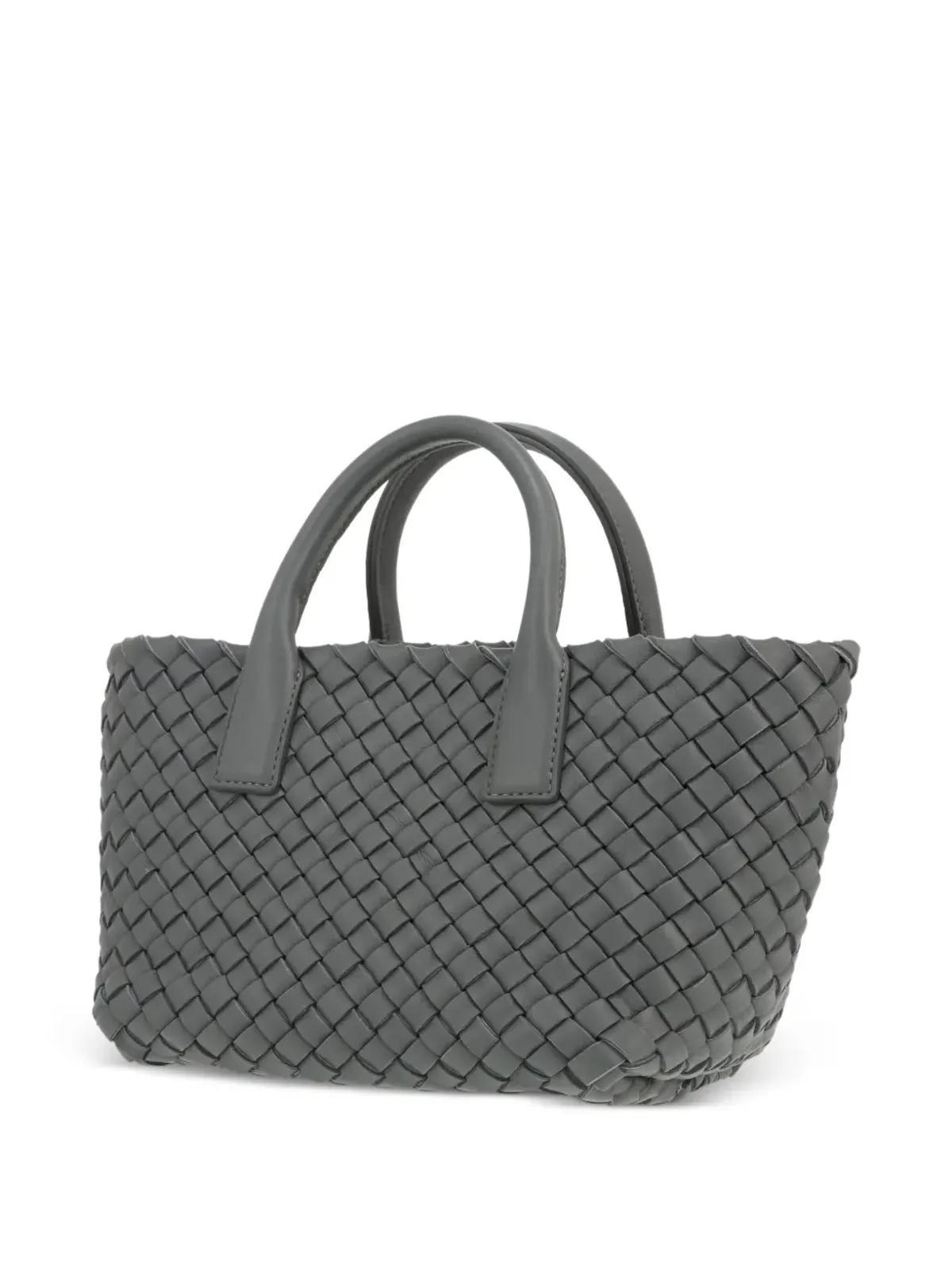Bottega Veneta Pre-Owned Cabatイントレチャート トートバッグ - グレー - 画像4