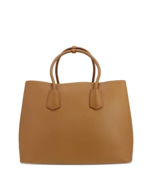 Prada Pre-Owned 2020s ダブルレザー トートバッグ - ブラウン - サムネイル2