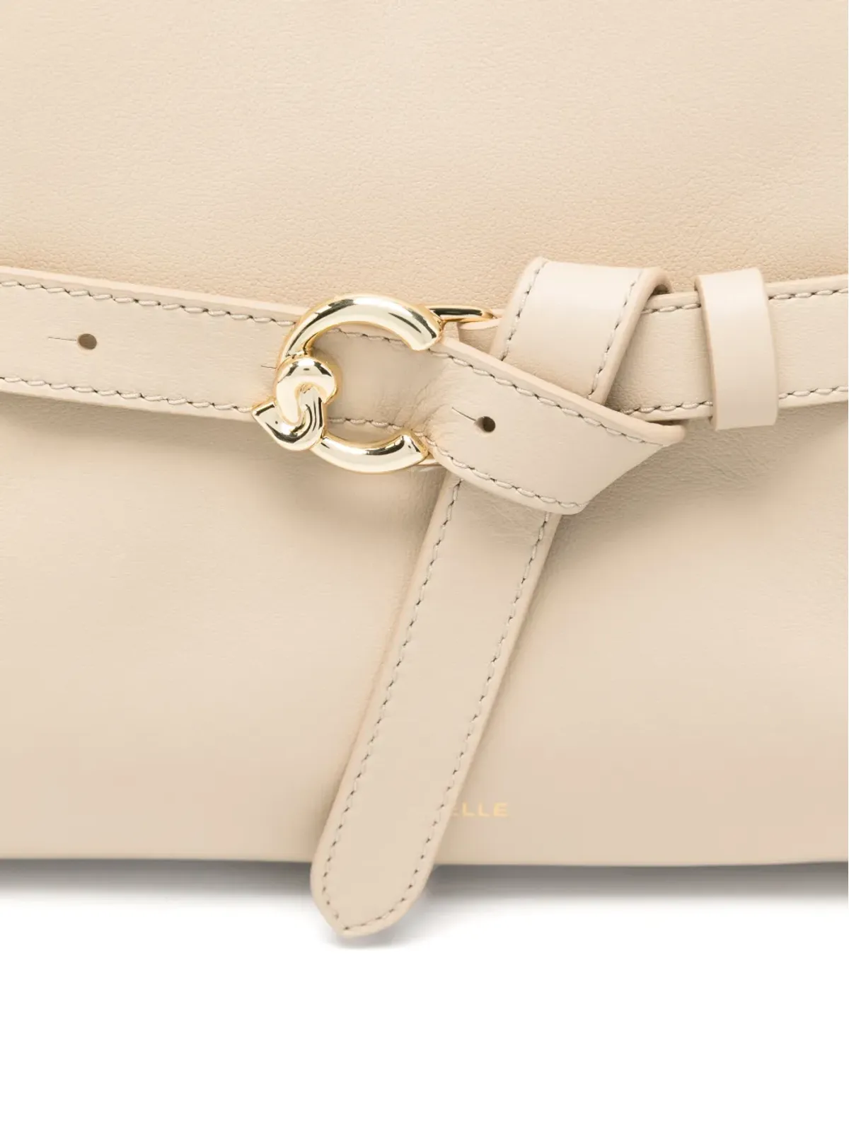 Coccinelle バックル付きトップハンドル トートバッグ - 画像4