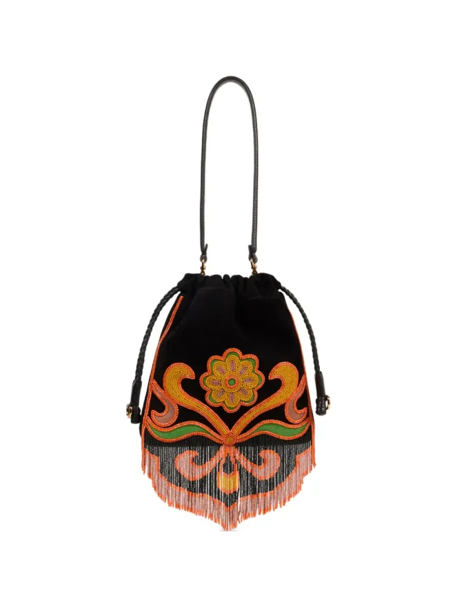 ETRO ETRO Kalispera ビーズ＆フリンジ バケットバッグの商品画像