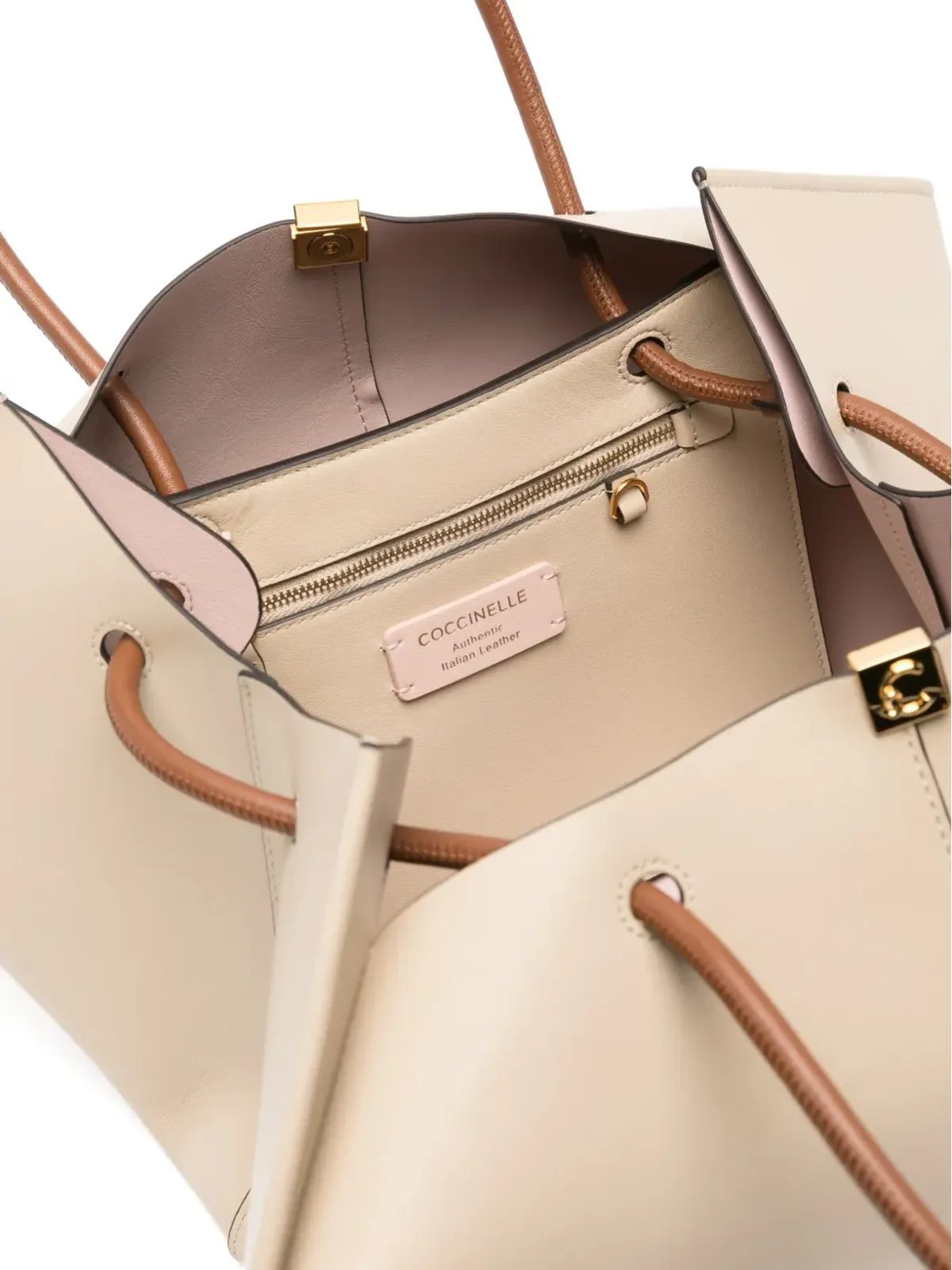Coccinelle Kamy レザー トートバッグ - 画像5