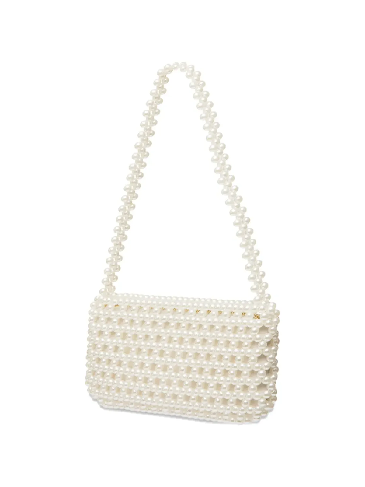 0711 May beaded shoulder bag - Neutrals - 画像4