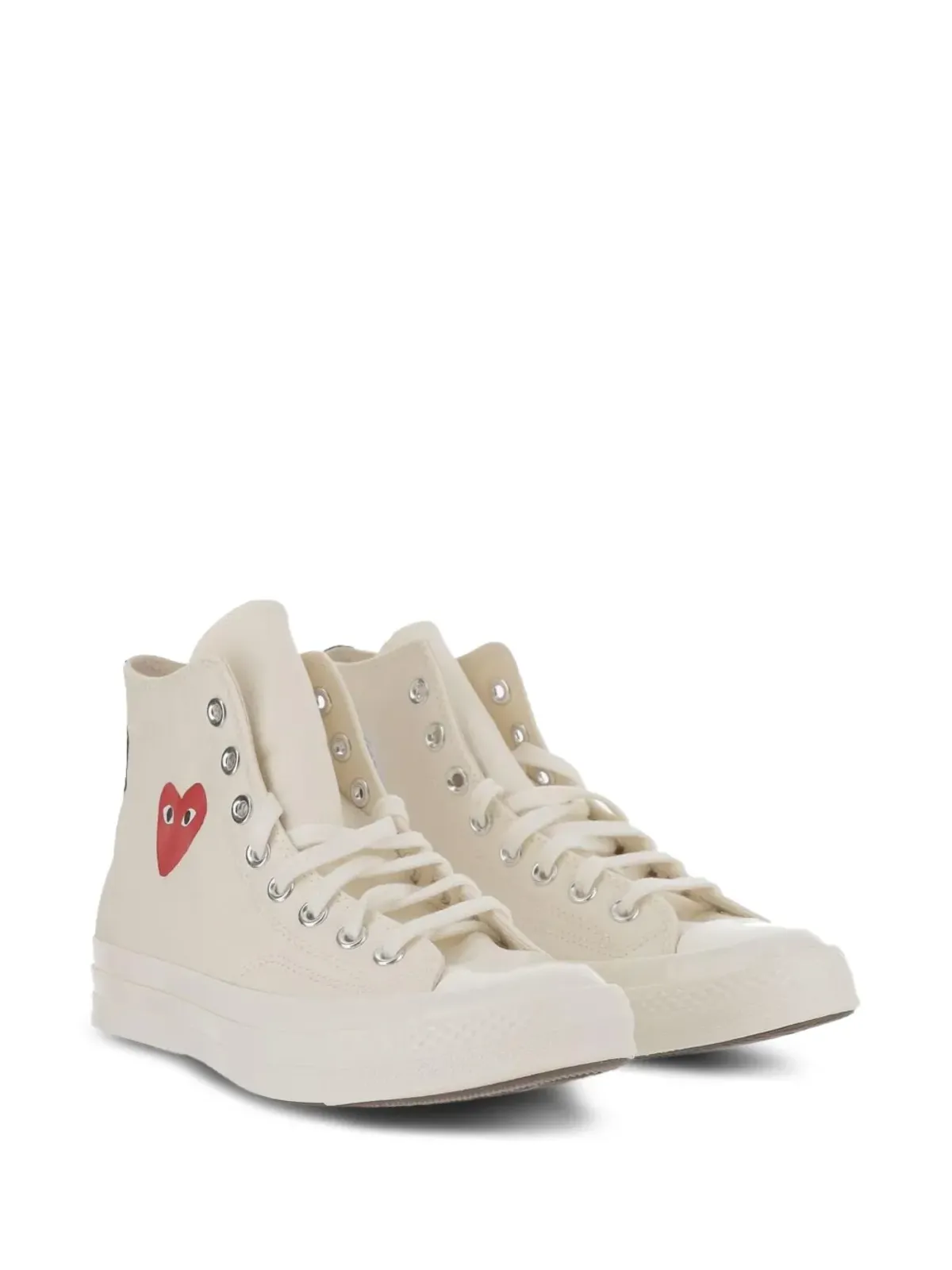 Comme Des Garçons Play x Converse チャック70 ハートモチーフ ハイトップ スニーカー - 画像2