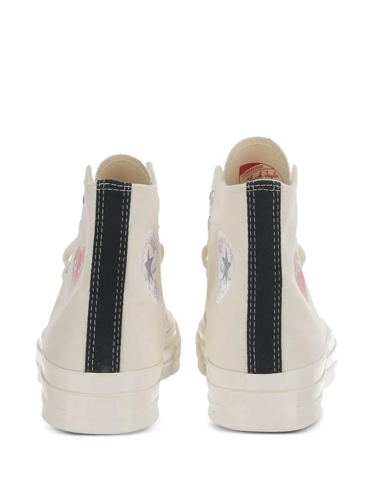 Comme Des Garçons Play x Converse チャック70 ハートモチーフ ハイトップ スニーカー - 画像3