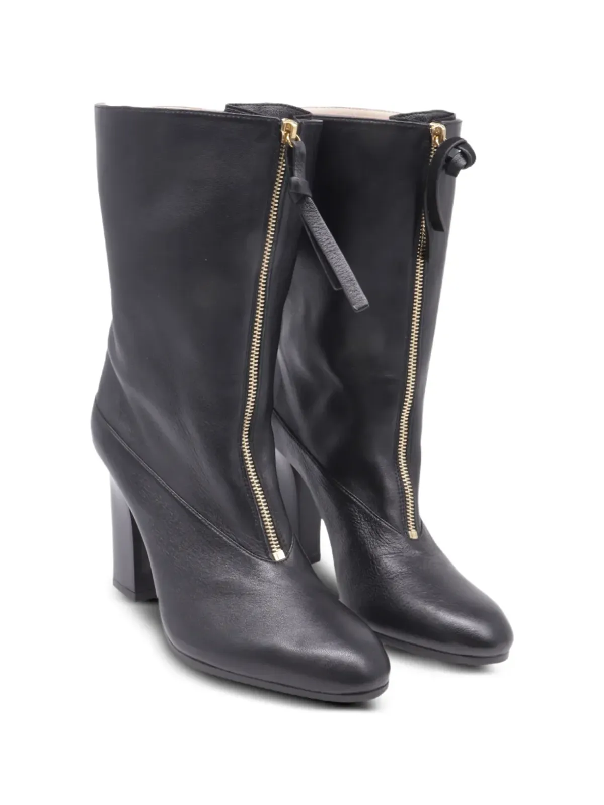 Stuart Weitzman フロントジップヒールブーツ - 画像2