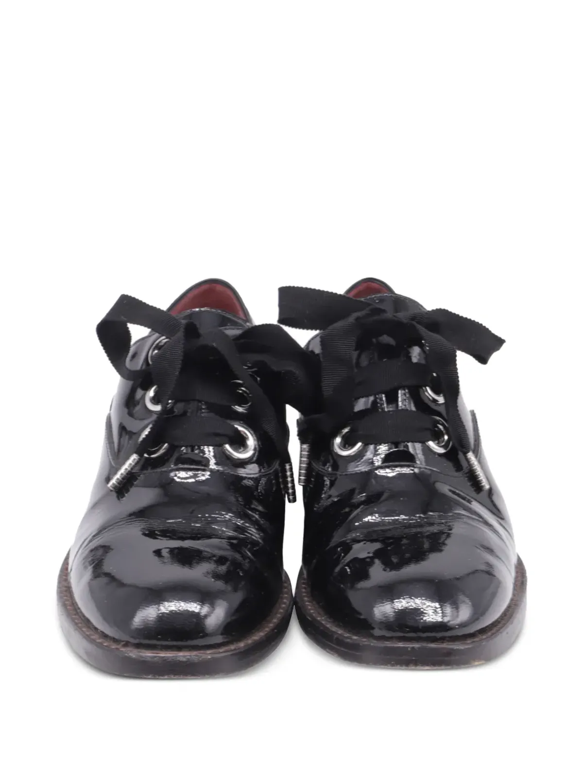 Marc Jacobs Vintage レースアップ パテントレザーシューズ - ブラック - 画像2