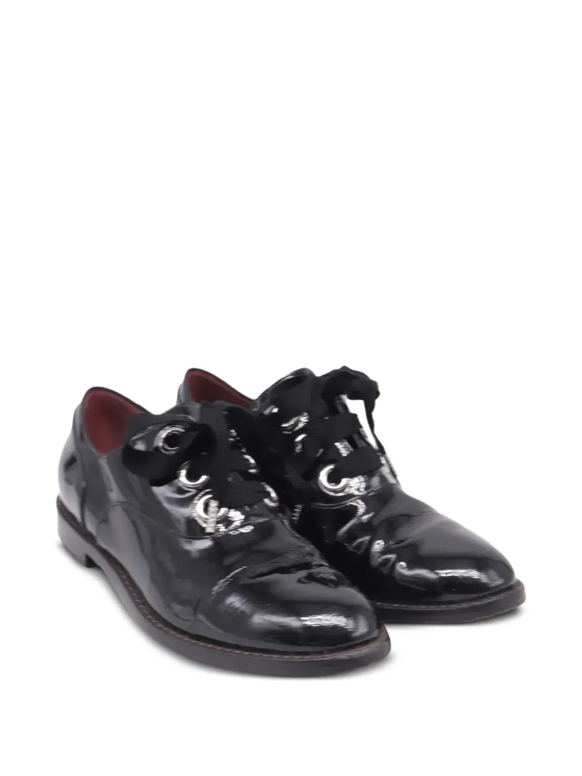 Marc Jacobs Vintage レースアップ パテントレザーシューズ - ブラック - 画像3
