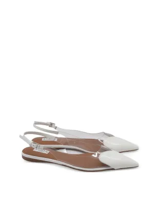 Alaïa Pre-Owned レ・クール ハート スリングバック バレエフラット - サムネイル1
