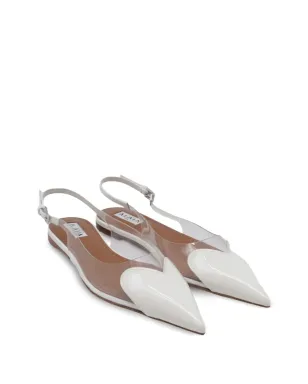 Alaïa Pre-Owned レ・クール ハート スリングバック バレエフラット - サムネイル2