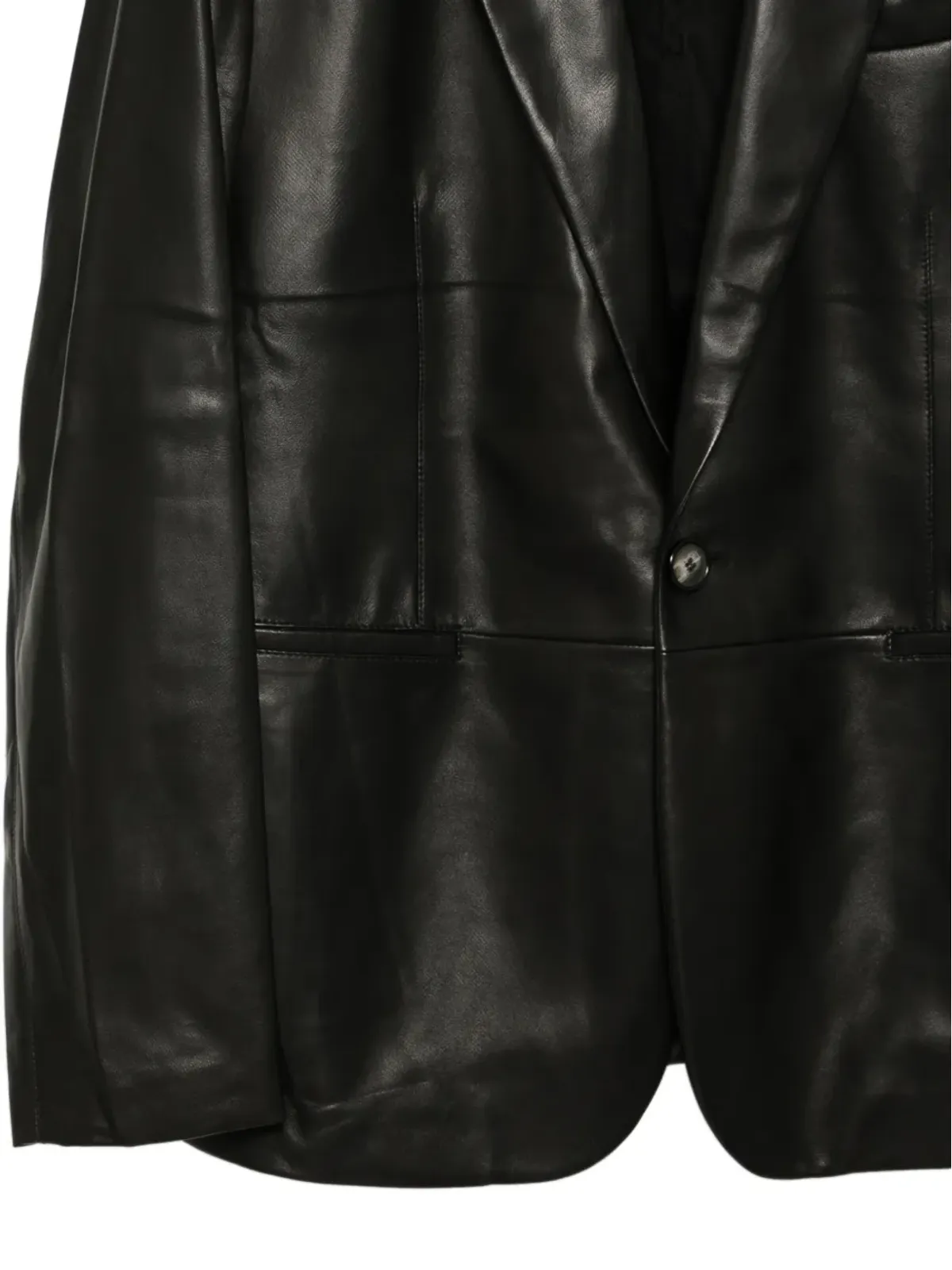 Giorgio Armani レザーブレザー - 画像3