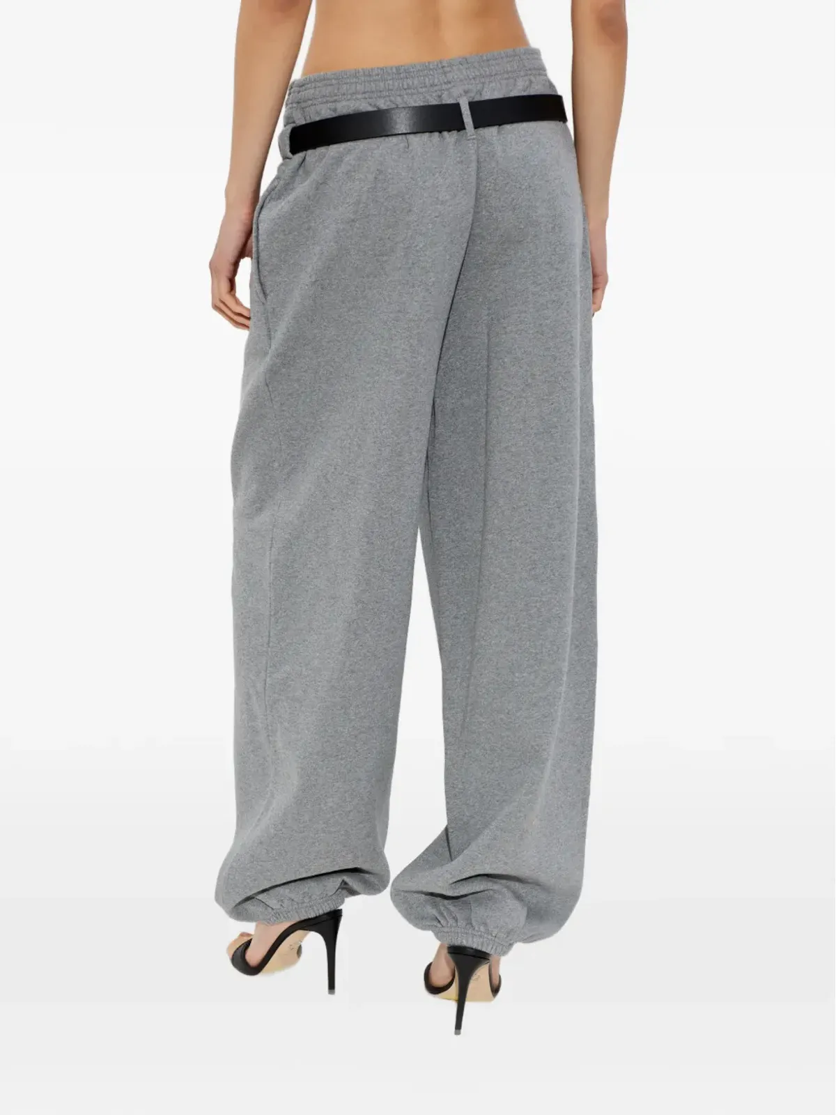 Alexander Wang エラスティケーテッド ウエスト ベルトディテール トラックパンツ - 画像4