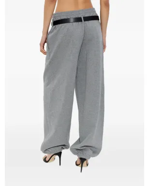 Alexander Wang エラスティケーテッド ウエスト ベルトディテール トラックパンツ - サムネイル4
