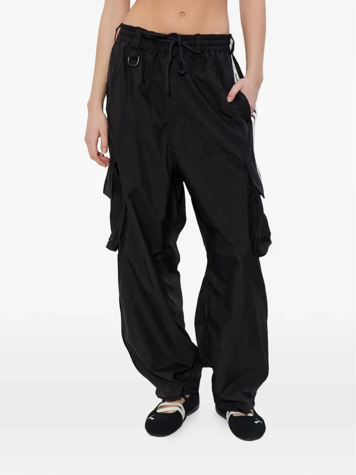 Y-3 ストライプカーゴパンツ - 画像3