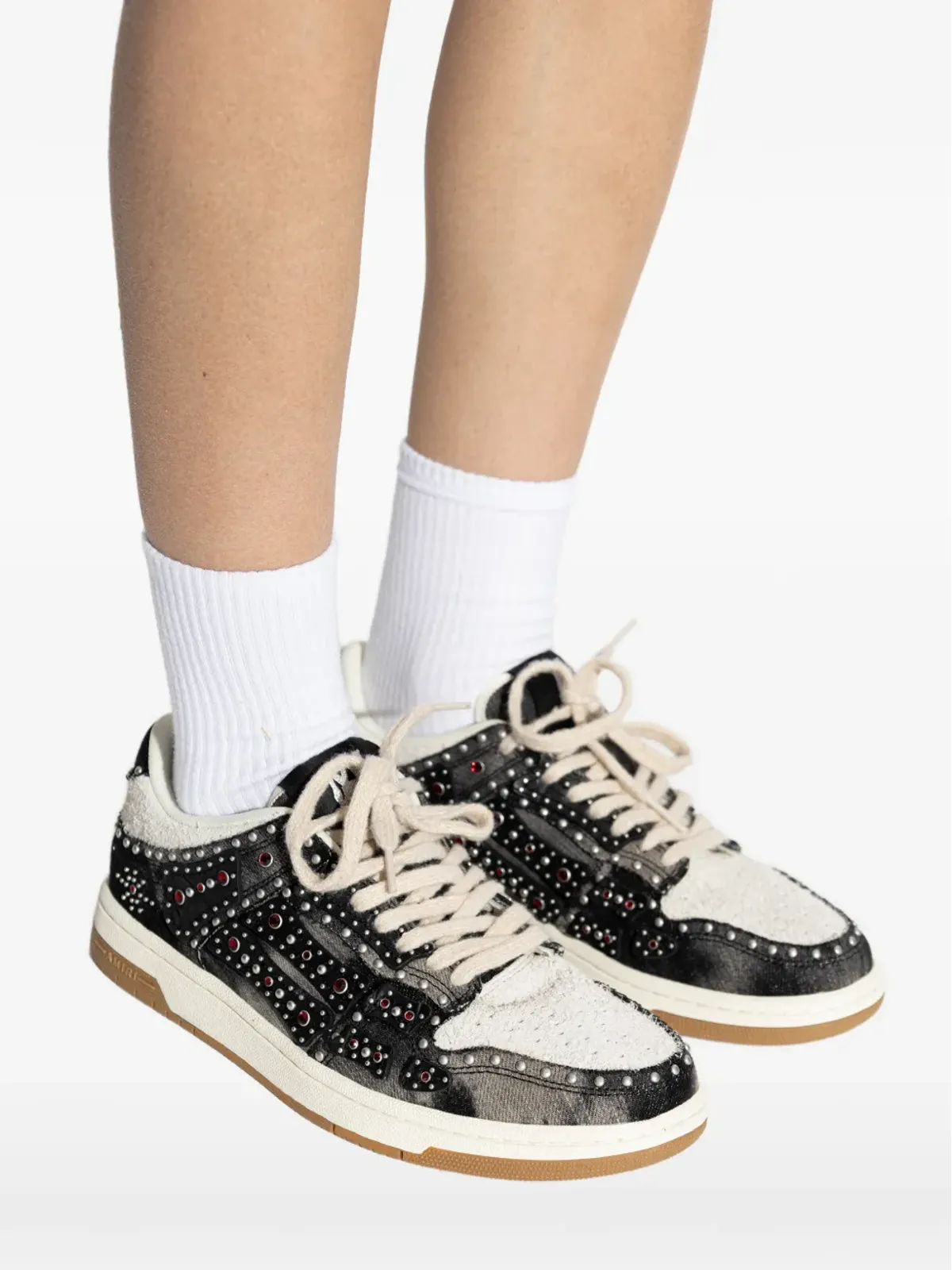 AMIRI Stud Skel Top Low sneakers - Black - 画像5