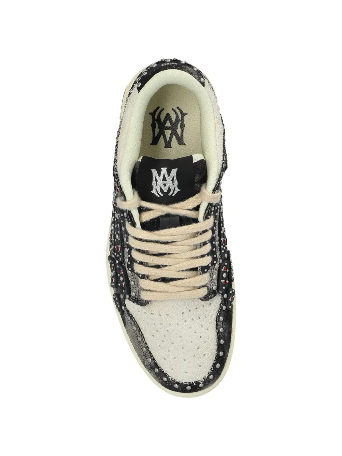AMIRI Stud Skel Top Low sneakers - Black - 画像4