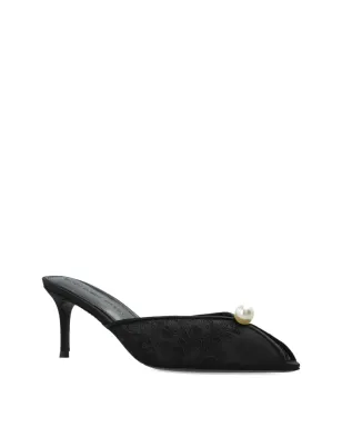 BLACK SUEDE STUDIO Debby ペープトゥパンプス - サムネイル2