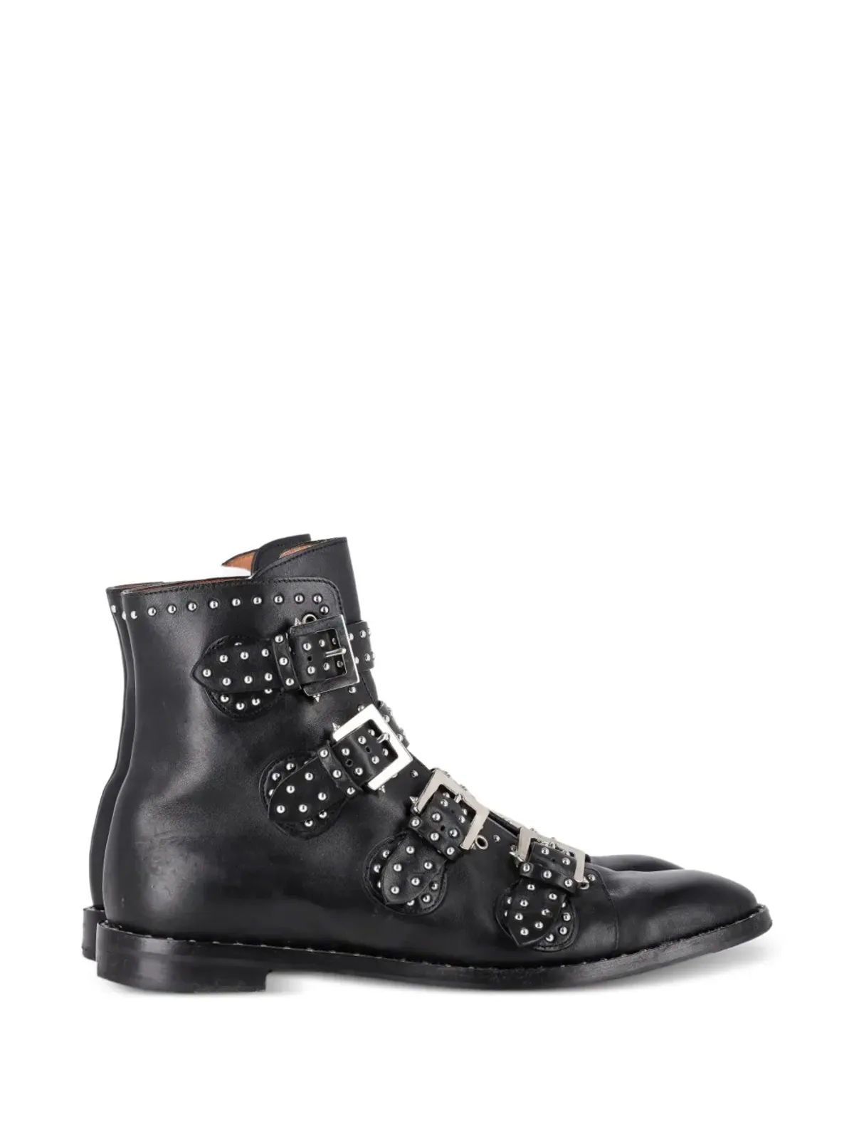 Givenchy Pre-Owned スタッズ付きバイカーブーツ - 画像1
