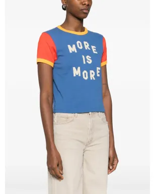 MOTHER イーティー・ビティー リンガー 半袖 テキストプリント Tシャツ - サムネイル3