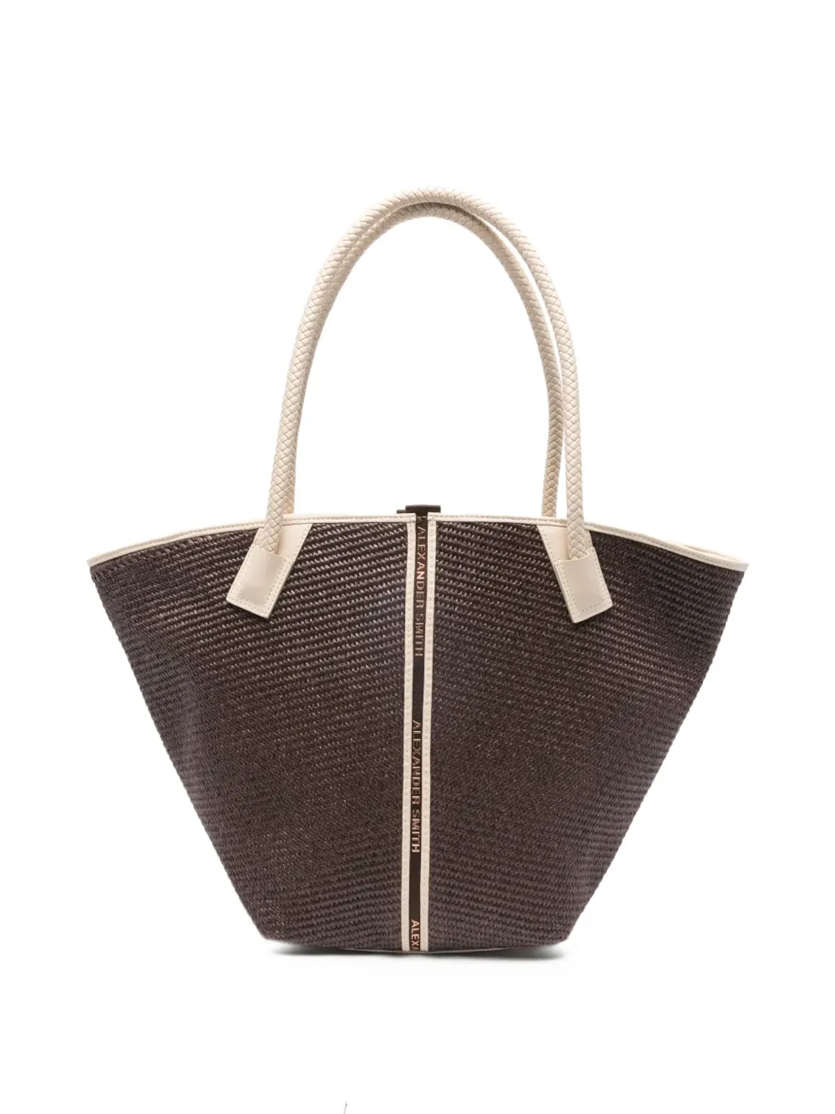 Alexander Smith Lauren woven handle トートバッグ - 画像1