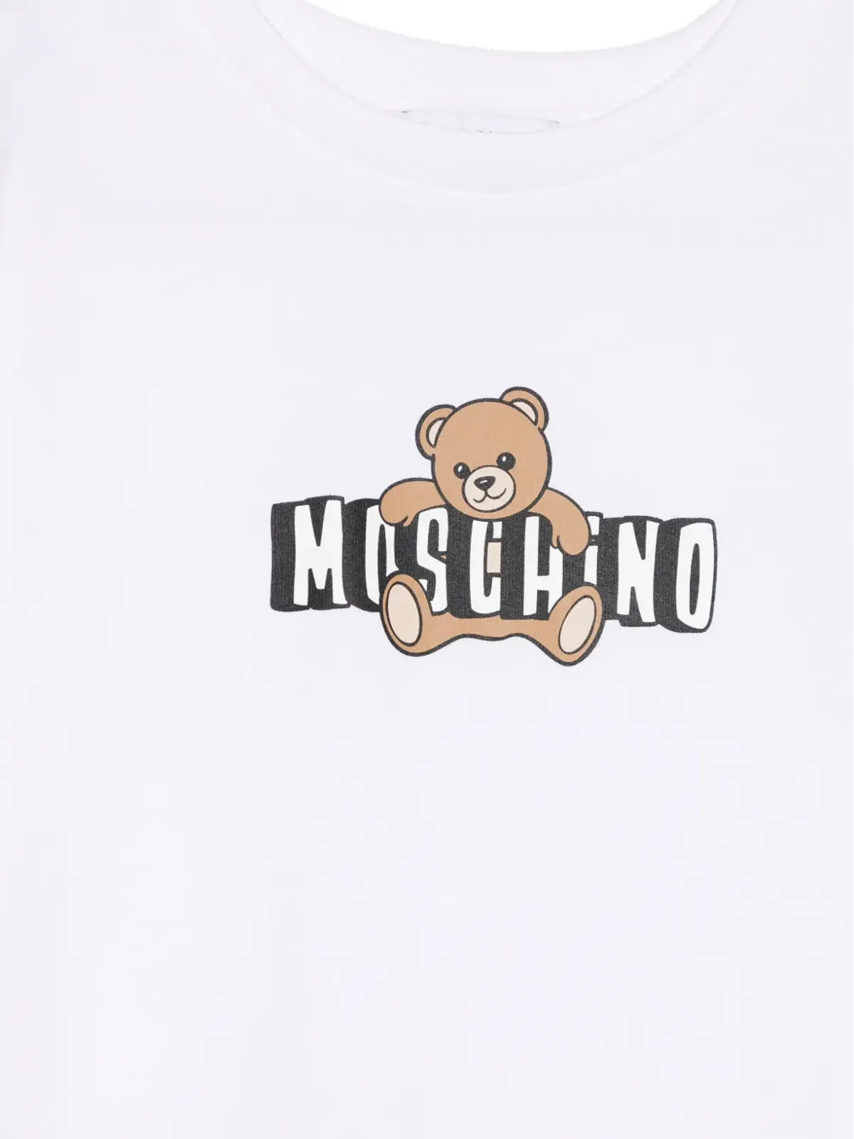 Moschino Kids テディーグラフィック・フリルドレス - 画像3
