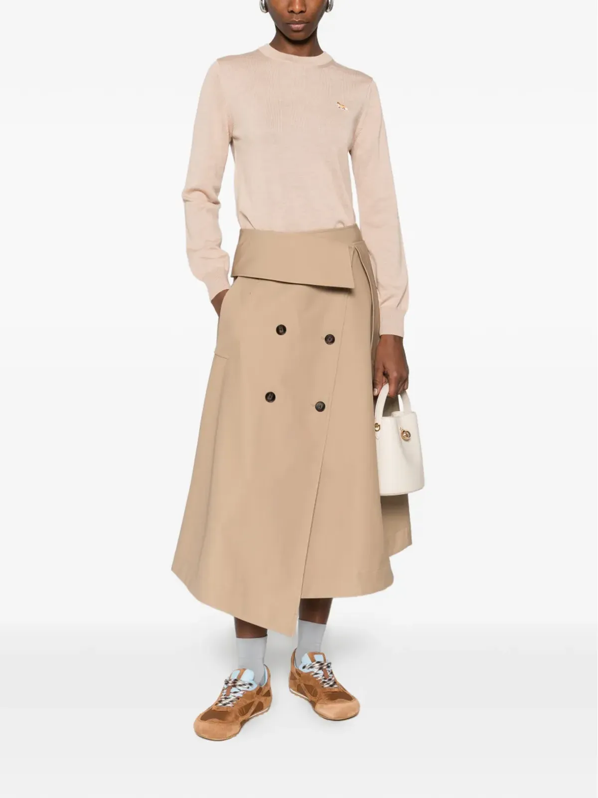Maison Kitsuné フォックス クルーネックセーター - 画像2