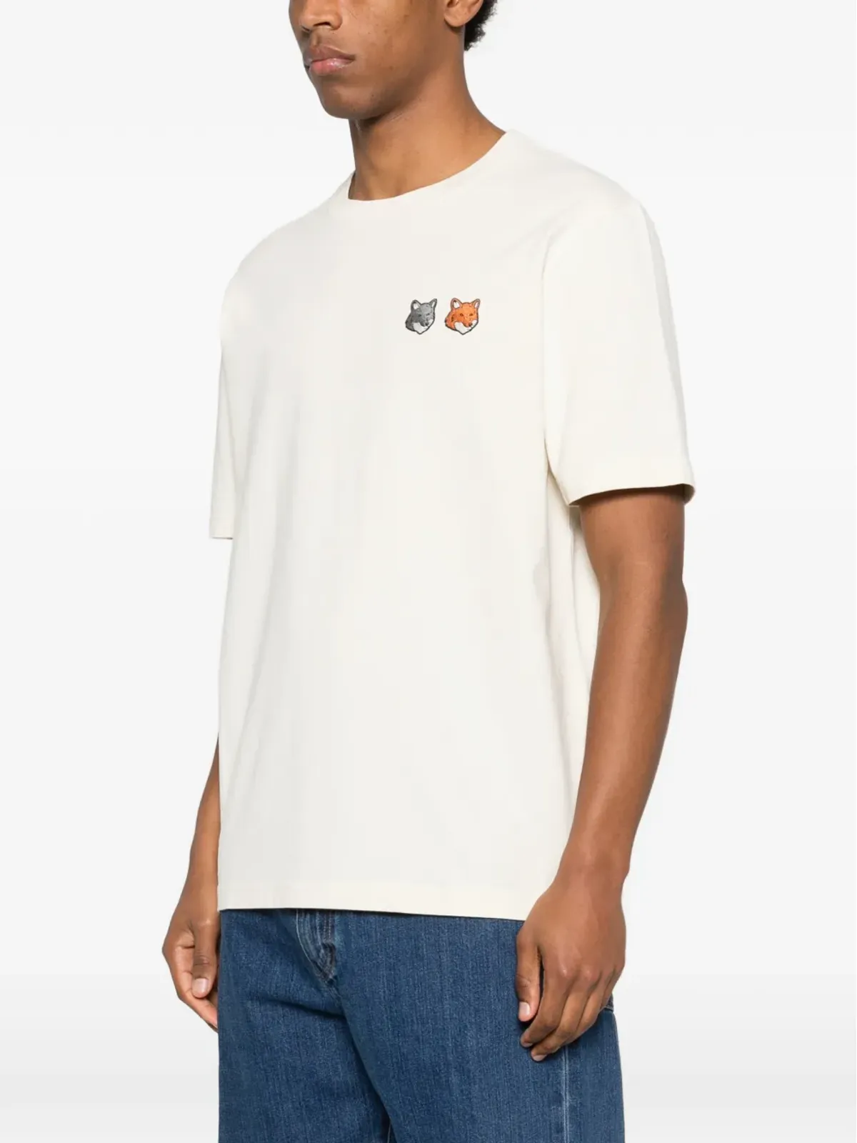 Maison Kitsuné ダブルフォックスヘッドTシャツ - 画像3