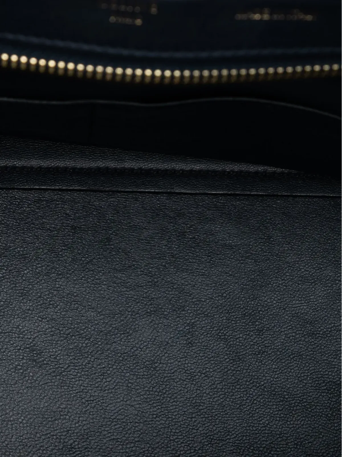 Celine Pre-Owned 2014年スモール バイカラー カーフスキンとスエード トラペーズ・サッチェル - ブラック - 画像5