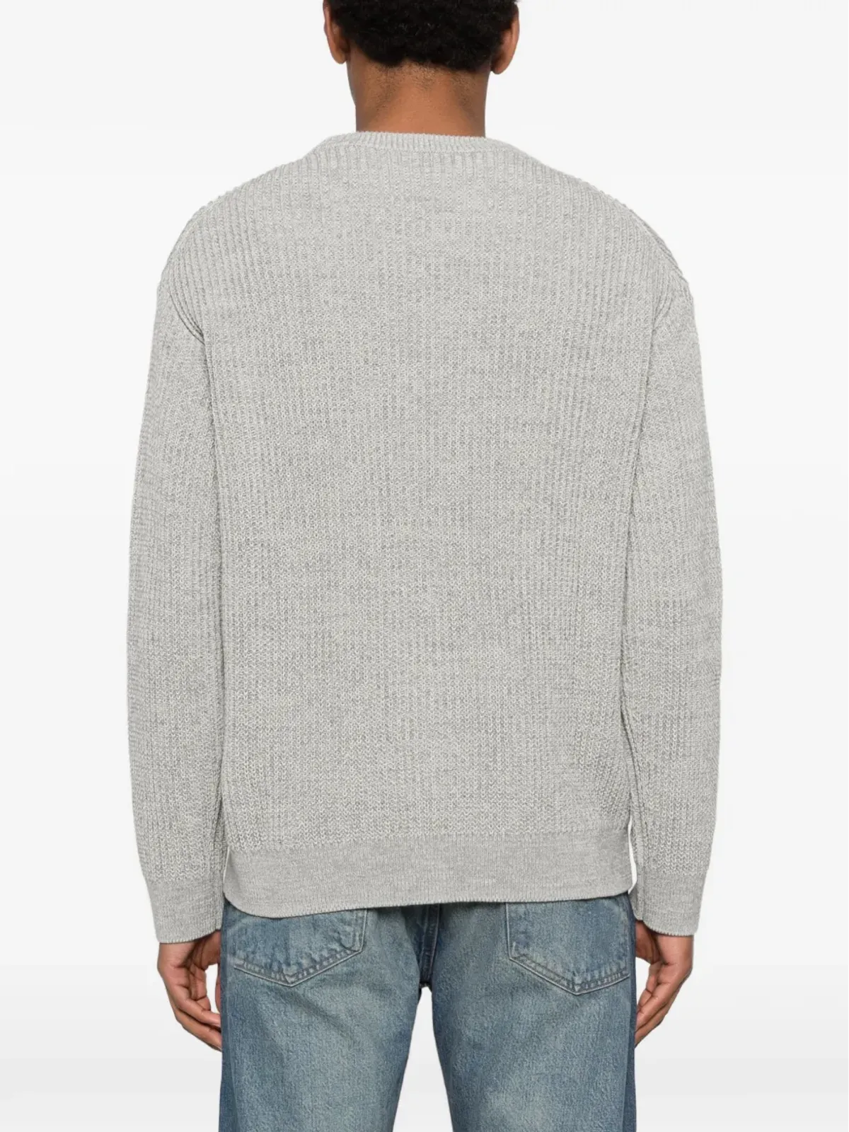 Maison Kitsuné リブ編み ロゴパッチ セーター - 画像4