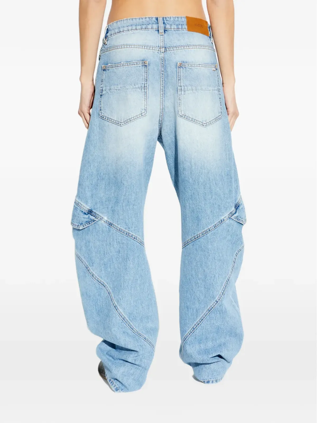 AMIRI パネルドデニムジーンズ - 画像4