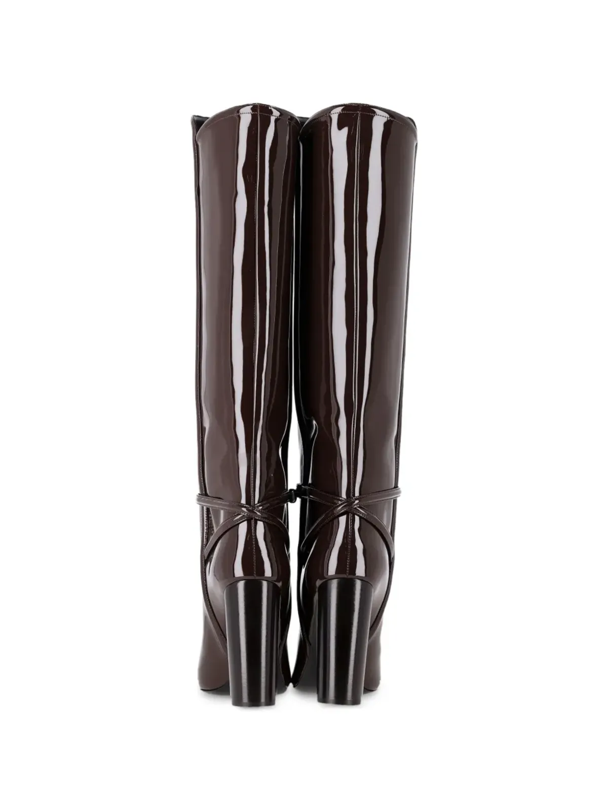 Saint Laurent Pre-Owned ジェーン ハイヒール ブーツ - 画像3