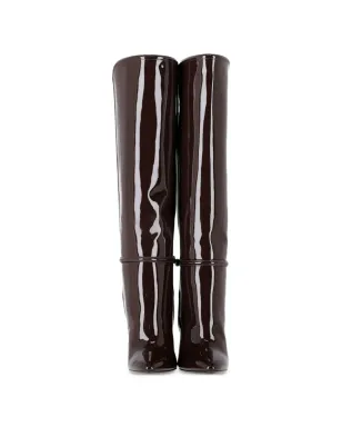 Saint Laurent Pre-Owned ジェーン ハイヒール ブーツ - サムネイル4