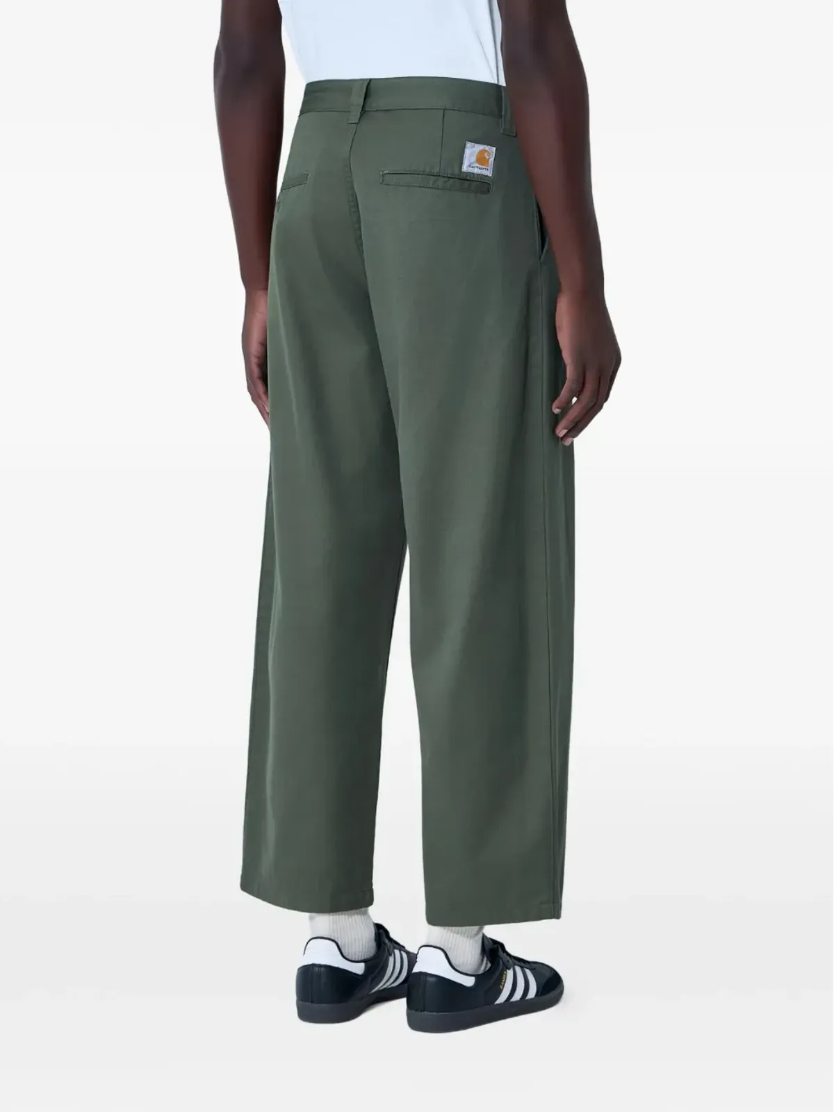 Carhartt WIP ワイドレッグ五ポケットジーンズ グリーン - 画像3