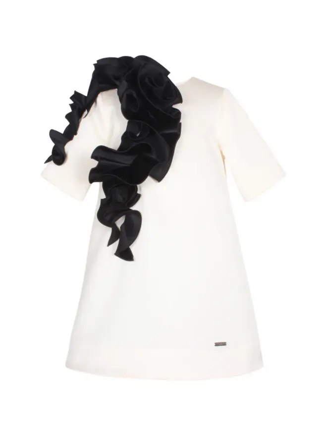 JESSIE AND JAMES KIDS JESSIE AND JAMES KIDS ruffled-detail dress - Whiteの商品画像
