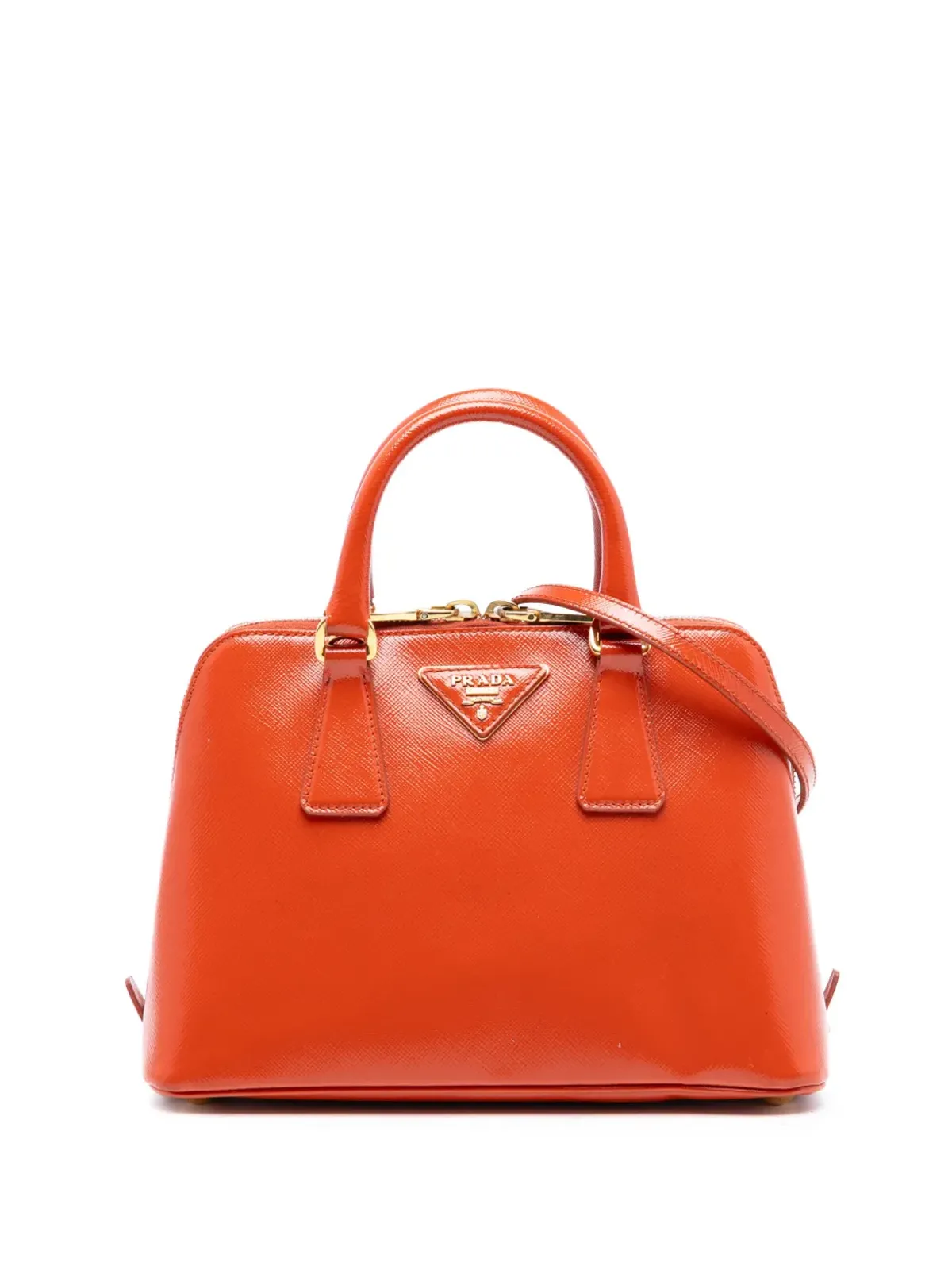 Prada Pre-Owned Promenade Satchel - Orange - 画像1