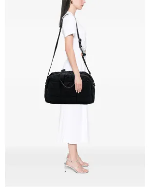 Prada Pre-Owned テスツート ボンバー トラベルバッグ ブラック - サムネイル2