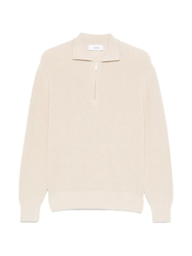 Lardini Lardini ハーフジップポロセーターの商品画像