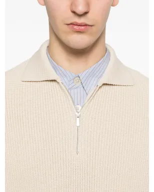 Lardini ハーフジップポロセーター - サムネイル5