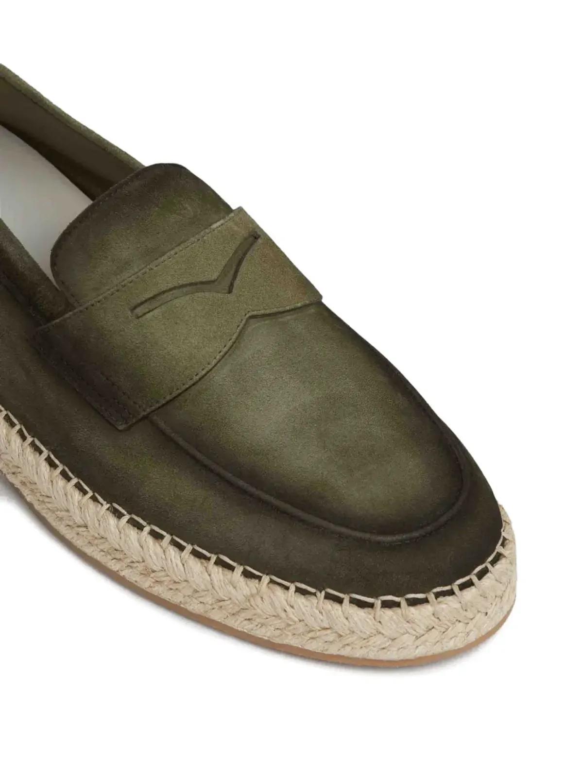 Santoni スエードエスパドリーレ - 画像5