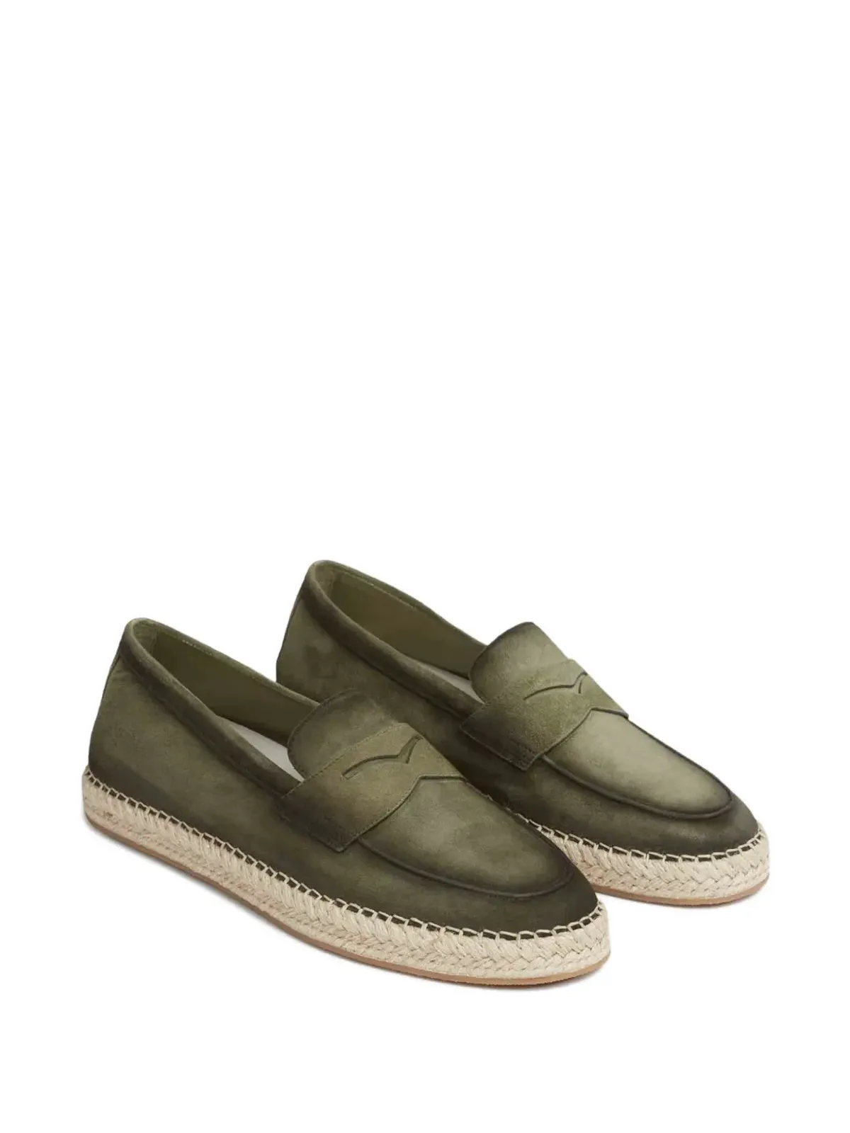 Santoni スエードエスパドリーレ - 画像2
