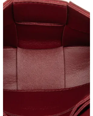 Bottega Veneta Pre-Owned ボッテガ・ヴェネタ Candy Nappa Intrecciato Cassette クロスボディバッグ レッド - サムネイル5