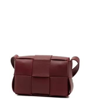 Bottega Veneta Pre-Owned ボッテガ・ヴェネタ Candy Nappa Intrecciato Cassette クロスボディバッグ レッド - サムネイル3