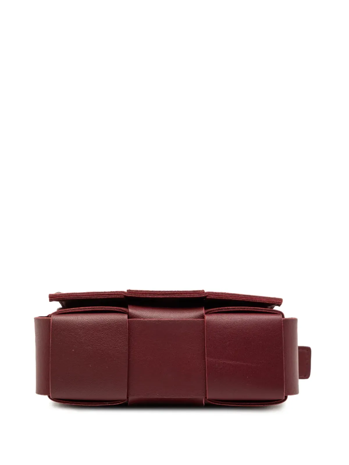 Bottega Veneta Pre-Owned ボッテガ・ヴェネタ Candy Nappa Intrecciato Cassette クロスボディバッグ レッド - 画像4