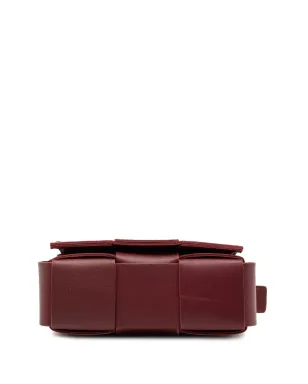 Bottega Veneta Pre-Owned ボッテガ・ヴェネタ Candy Nappa Intrecciato Cassette クロスボディバッグ レッド - サムネイル4